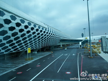 深圳宝安机场t3航站楼内外观