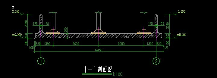 钢结构基础设计图展示